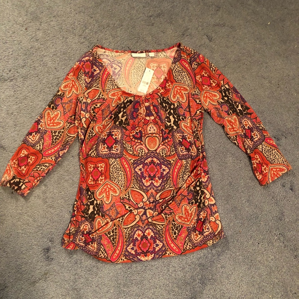 NWT New York and Co long sleeve blouse